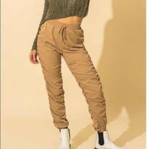 Sold! 🎈NWOT Hyfve high waist Shirred jogger pants size M